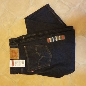 LEVI'S MEN'S 505 STRAIGHT/REGULAR FIT JEANS(36x30)